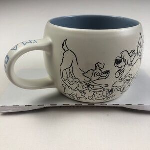 Disney Parks Ceramic Coffee 101 Dalmatians Mug 'I'm a Dog Person' Sketch Design